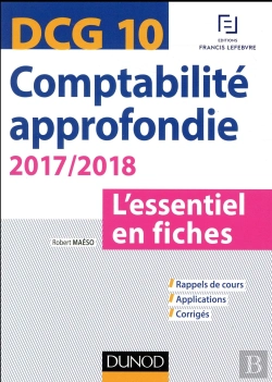 Bertrand.pt - Dcg 10 - Comptabilite Approfondie 2017/2018 - 7e Ed. - L'Essentiel En Fiches