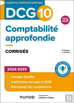 Bertrand.pt - Dcg 10 - Comptabilité Approfondie - Corrigés 2024-2025