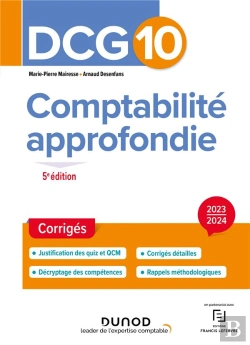 Bertrand.pt - Dcg 10 - Comptabilite Approfondie - Dcg 10 - Dcg 10 Comptabilite Approfondie - 2023-2024 - Corriges
