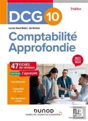 Dcg 10 - Comptabilite Approfondie - Fiches 2023-2024