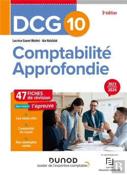 Bertrand.pt - Dcg 10 - Comptabilite Approfondie - Fiches 2023-2024