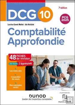 Bertrand.pt - Dcg 10 : Comptabilité Approfondie ; Fiches De Révision (Édition 2025/2026)