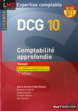 Bertrand.pt - Dcg 10 ; Comptabilité Approfondie ; Manuel (7e Édition)