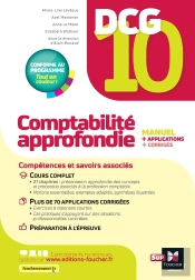 Dcg 10 : Comptabilité Approfondie ; Manuel Et Applications (13e Édition)