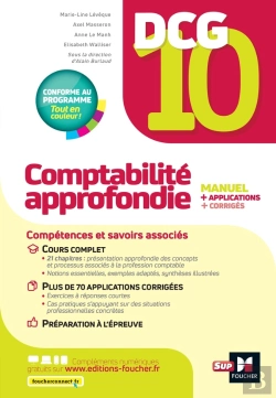 Bertrand.pt - Dcg 10 : Comptabilité Approfondie ; Manuel Et Applications (13e Édition)