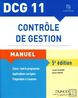 Bertrand.pt - Dcg 11 - Controle De Gestion - 5e Ed. - Manuel