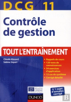Bertrand.pt - Dcg 11 ; Contrôle De Gestion ; Cas Pratiques (2e Édition)