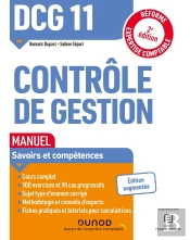 Dcg 11 Controle De Gestion - Manuel - 2e Ed. - Reforme Expertise Comptable