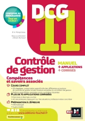 Dcg 11 : Contrôle De Gestion ; Manuel + Applications + Corrigés (Édition 2023/2024)