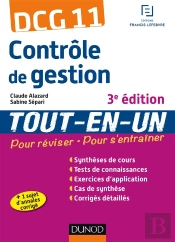 Dcg 11 ; Contrôle De Gestion ; Tout De L'Entraînement (3e Édition)