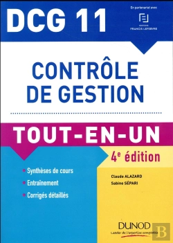 Bertrand.pt - Dcg 11 ; Contrôle De Gestion ; Tout-En-Un (4e Édition)