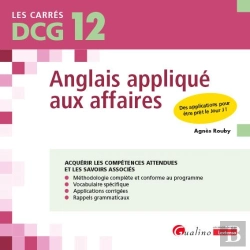 Bertrand.pt - Dcg 12 Anglais Appliqué Aux Affaires : Des Applications Pour Être Prêt Le Jour J
