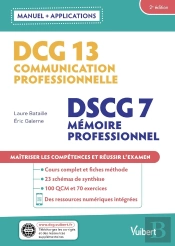 Dcg 13 : Communication Professionnelle ; Mémoire Professionnel Avec Applications
