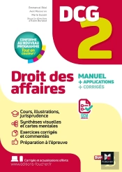 Dcg 2 : Droit Des Affaires ; Manuel + Applications + Corrigés (Édition 2025/2026)