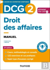 Dcg 2 : Droit Des Affaires ; Manuel (Édition 2026/2027)