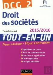 Dcg 2 ; Droit Des Sociétés (8e Édition)