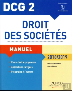 Bertrand.pt - Dcg 2 - Droit Des Sociétés (Édition 2018/2019)