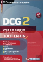 Dcg 2 - Droit Des Societes Et Autres Groupements D'Affaires - Manuel Et Applications - 9e Edition