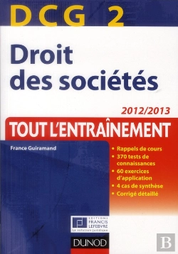 Bertrand.pt - Dcg 2 ; Droit Des Sociétés ; Tout L'Entraînement (5e Édition)