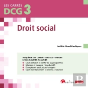 Dcg 3 - Droit Social - Cours Et Applications Corrigees