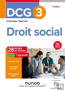 Bertrand.pt - Dcg 3 - Droit Social - Fiches 2023-2024
