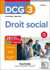 Dcg 3 - Droit Social - Fiches 2024-2025