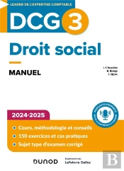 Dcg 3 - Droit Social - Manuel 2024-2025