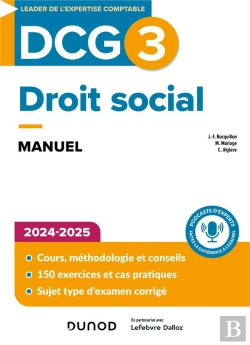 Bertrand.pt - Dcg 3 - Droit Social - Manuel 2024-2025