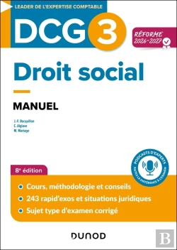 Bertrand.pt - Dcg 3 : Droit Social ; Manuel (Édition 2026/2027)