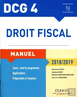 Bertrand.pt - Dcg 4 - Droit Fiscal 2018/2019 - 12e Ed. - Manuel