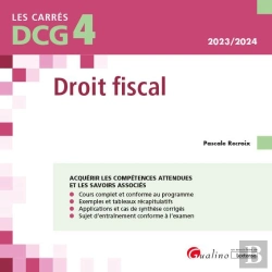 Bertrand.pt - Dcg 4 - Droit Fiscal, 5eme Edition - Cours Et Applications Corrigees