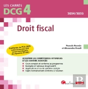 Dcg 4 : Droit Fiscal ; Conforme Au Pcg 2025 (Arrêté 26 Décembre 2023 Portant Homologation Des Règlements De L'Anc)