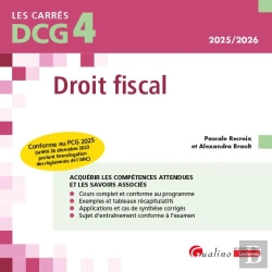 Bertrand.pt - Dcg 4 - Droit Fiscal : Conforme Au Pcg 2025 Et Aux Lois De Finances Pour 2025 (7e Édition)