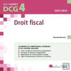 Bertrand.pt - Dcg 4 - Droit Fiscal - Cours Et Applications Corrigees