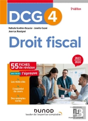 Dcg 4 - Droit Fiscal - Fiches 2023-2024