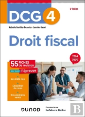 Dcg 4 - Droit Fiscal - Fiches 2024-2025