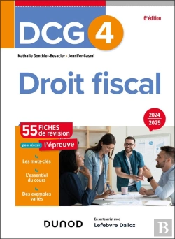 Bertrand.pt - Dcg 4 - Droit Fiscal - Fiches 2024-2025
