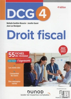 Bertrand.pt - Dcg 4 : Droit Fiscal ; Fiches De Révision (Édition 2022/2023)
