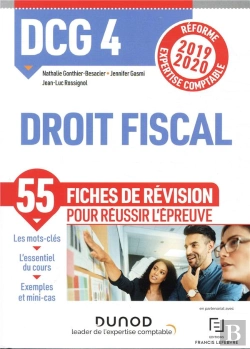 Bertrand.pt - Dcg 4 Droit Fiscal - Fiches De Revision - Reforme 2019/2020 - Reforme Expertise Comptable 2019-2020