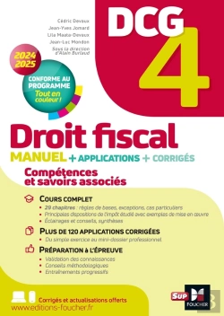 Bertrand.pt - Dcg 4 : Droit Fiscal ; Manuel + Applications + Corrigés (Édition 2024/2025)