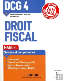 Bertrand.pt - Dcg 4 Droit Fiscal - Manuel - Dcg 4 - Droit Fiscal - T1 - Reforme Expertise Comptable 2019-2020