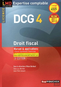 Bertrand.pt - Dcg 4 Droit Fiscal Manuel Et Applications Millesime 2011-2012