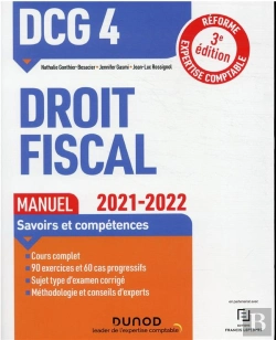 Bertrand.pt - Dcg 4 - Droit Fiscal - T01 - Dcg 4 Droit Fiscal - Manuel - 2021/2022