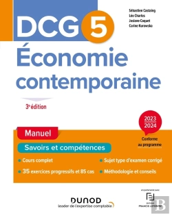 Bertrand.pt - Dcg 5 : Économie Contemporaine ; Manuel (Édition 2023/2024)
