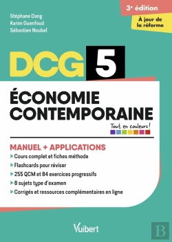 Bertrand.pt - Dcg 5 - Économie Contemporaine : Manuel Et Applications - Réforme 2026-2027 : Maîtriser Les Compétences Et Réussir L'Examen (3e Édition)