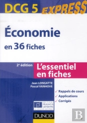 Dcg 5 ; Économie En 36 Fiches (2e Édition)