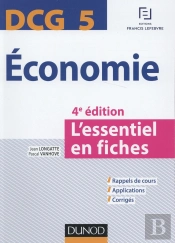 Dcg 5 ; Économie ; L'Essentiel En Fiches (4e Édition)