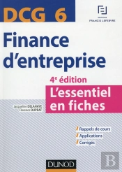 Dcg 6 ; Finance D'Entreprise (4e Édition)