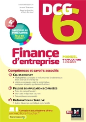 Dcg 6 - Finance D'Entreprise - 4e Edition - Manuel Et Applications