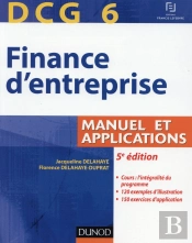 Dcg 6 ; Finance D'Entreprise (5e Édition)